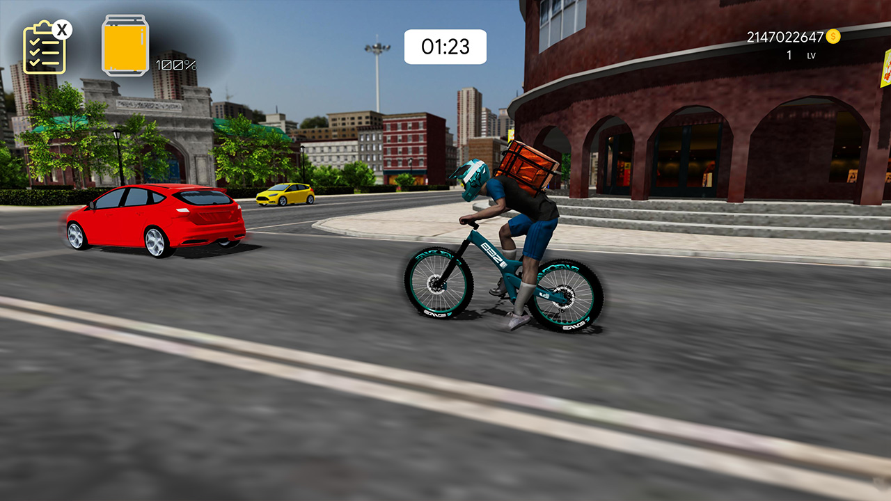 Bike Food Delivery Simulator