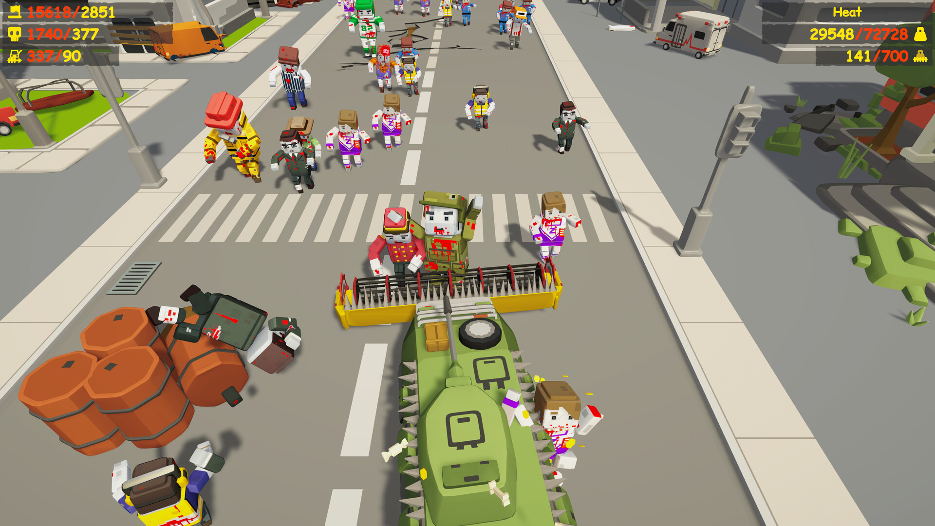 Harvester vs. Zombies