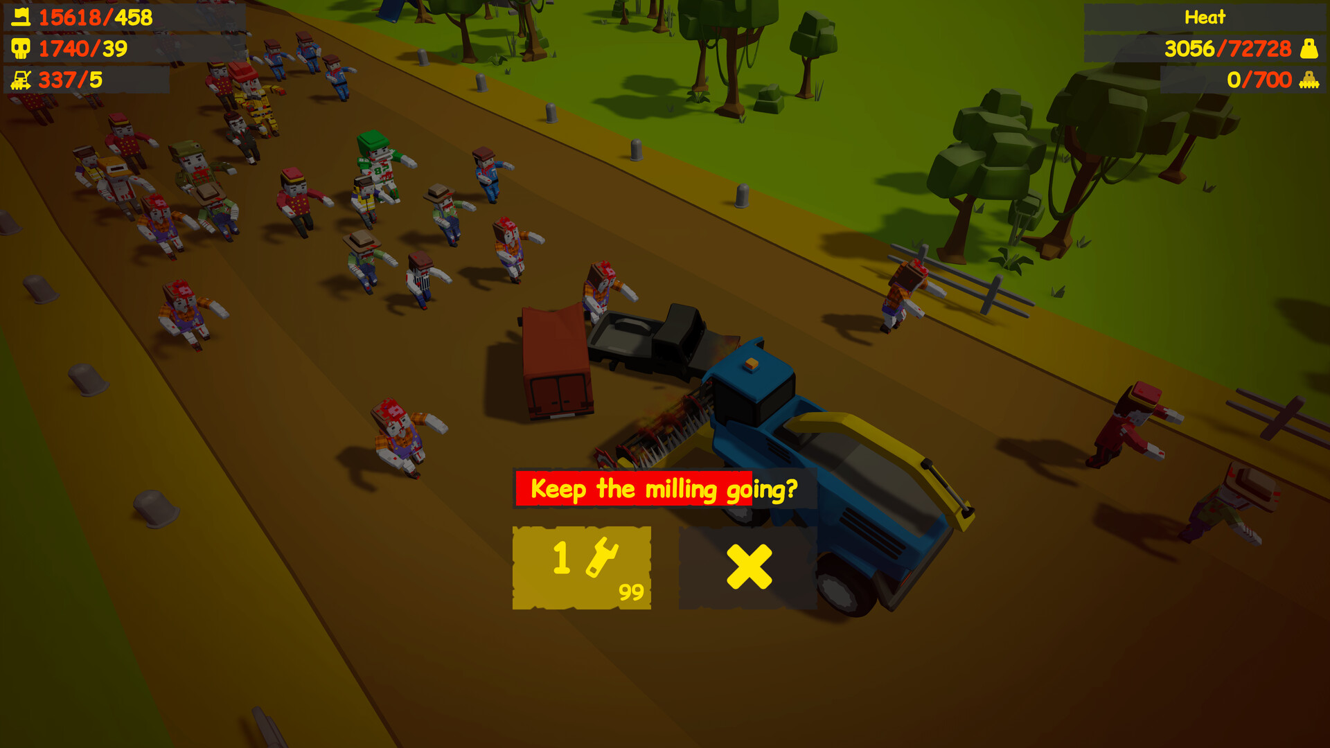 Harvester vs. Zombies