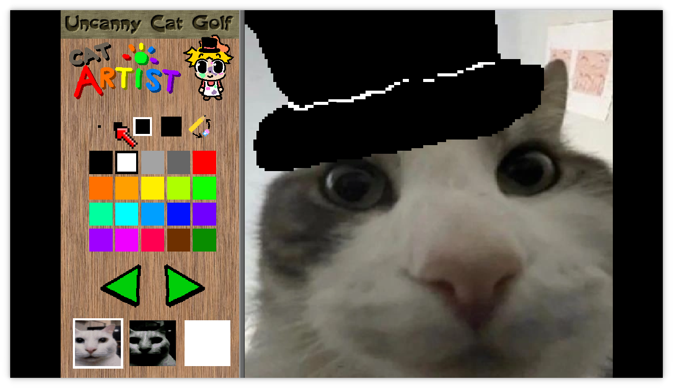 Uncanny Cat Golf