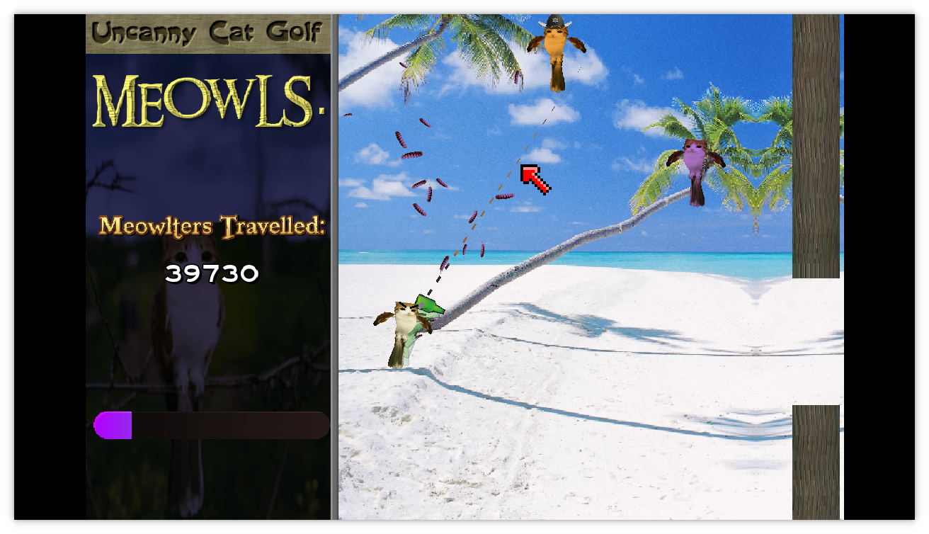 Uncanny Cat Golf