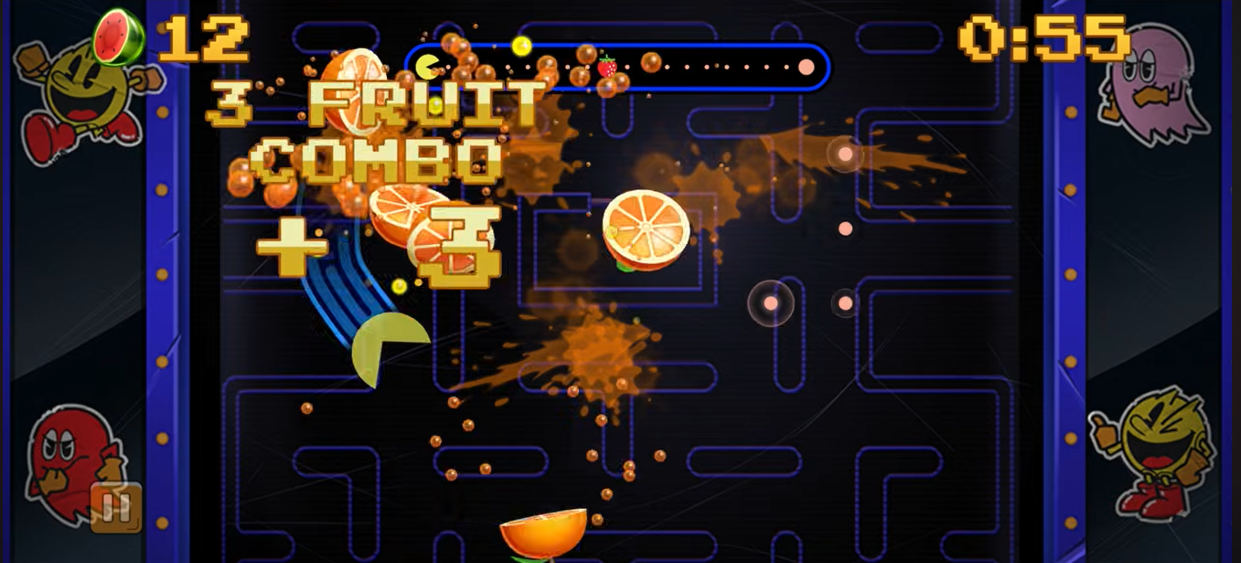 Fruit Ninja: Pac-Man Theme