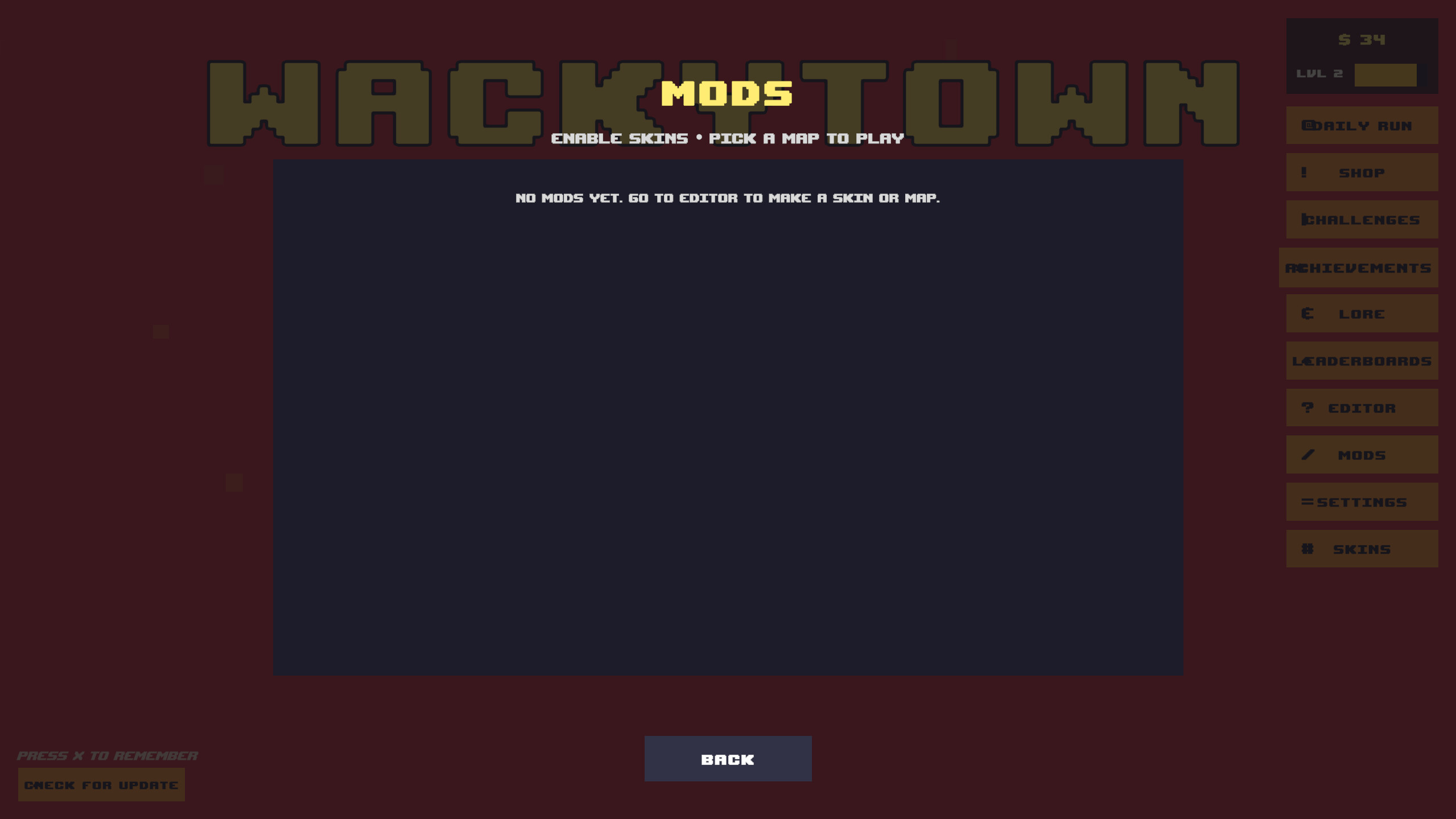 The Wackytown Game