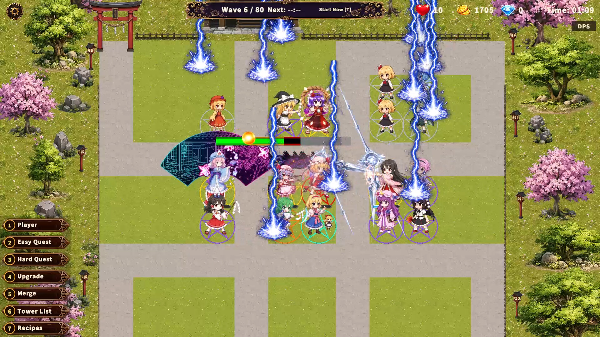 Touhou Defense Tale: AI Test in Touhou