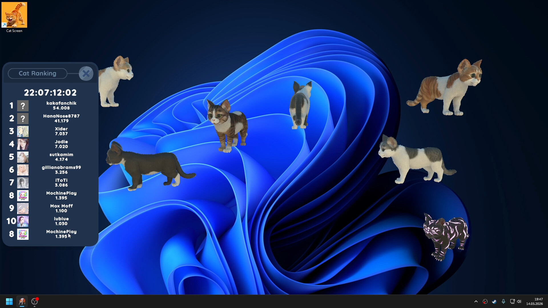 Cat Screen