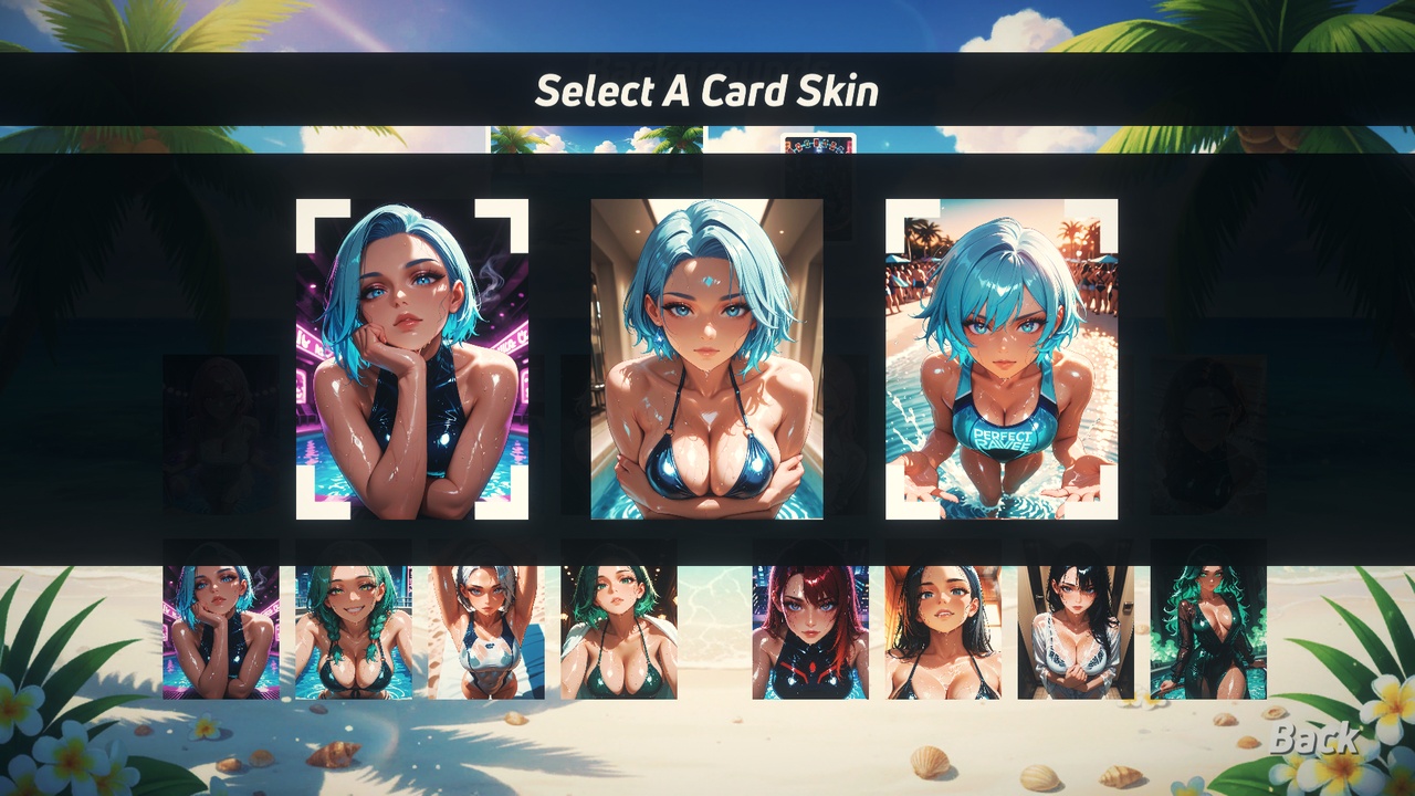 Solitaire Paradise: Anime Bikini Babes