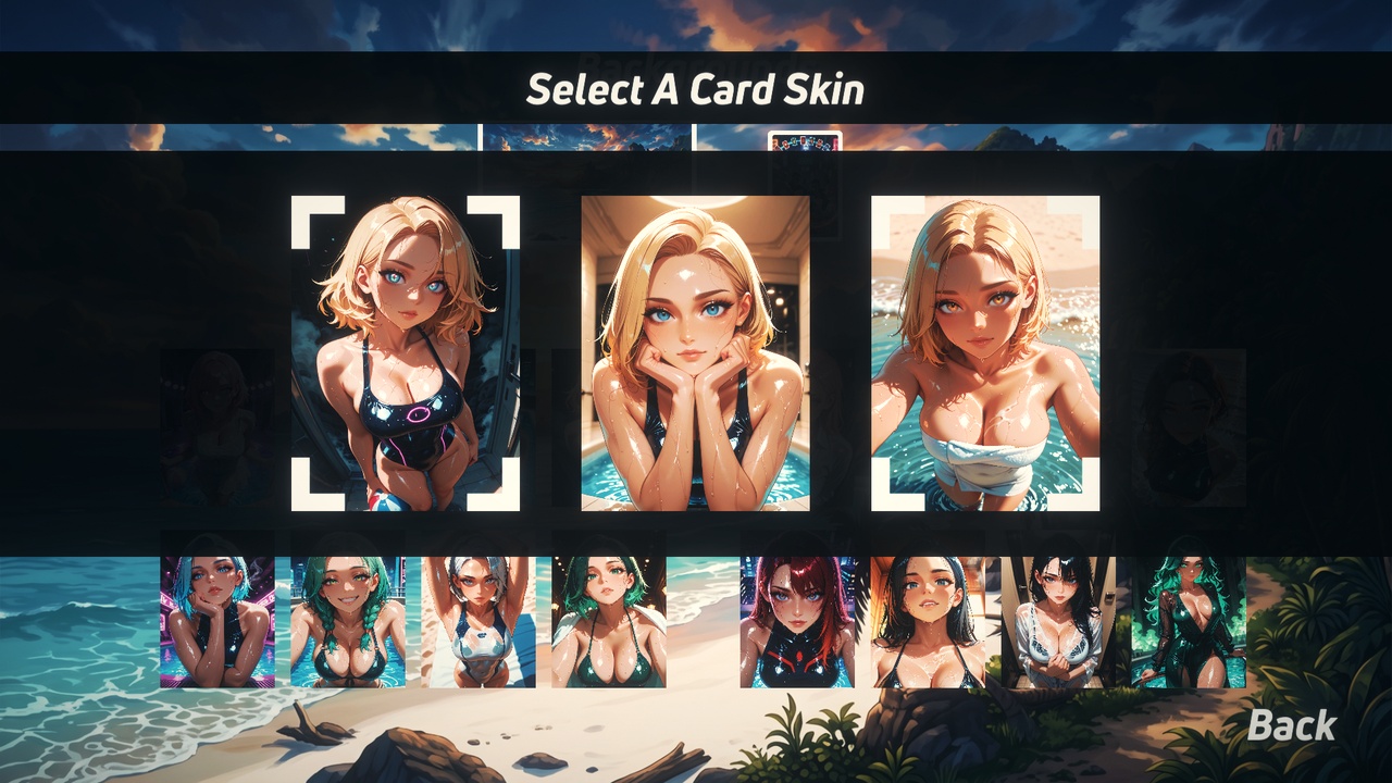 Solitaire Paradise: Anime Bikini Babes