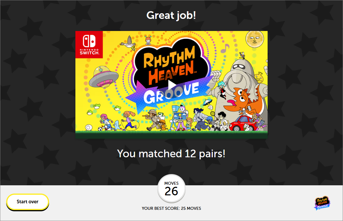 Rhythm Heaven Groove: Memory Match-Up