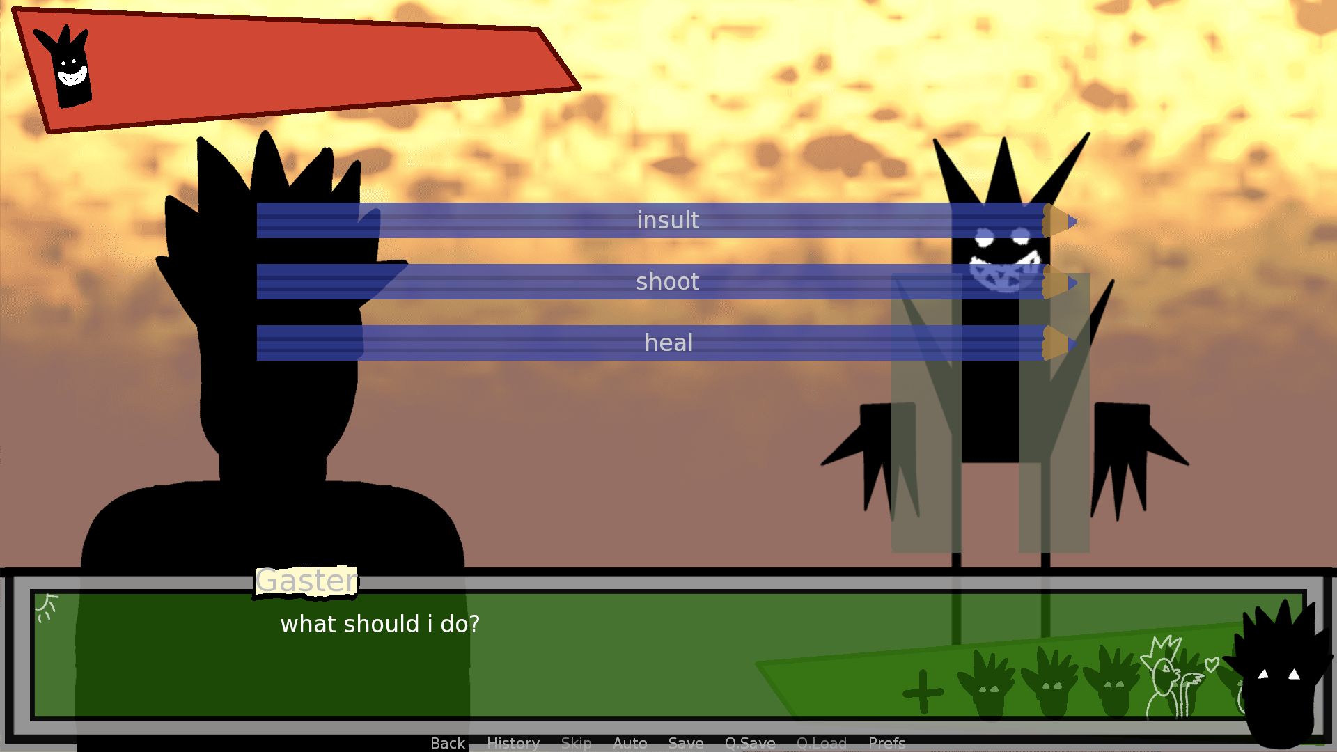 Shadow at school