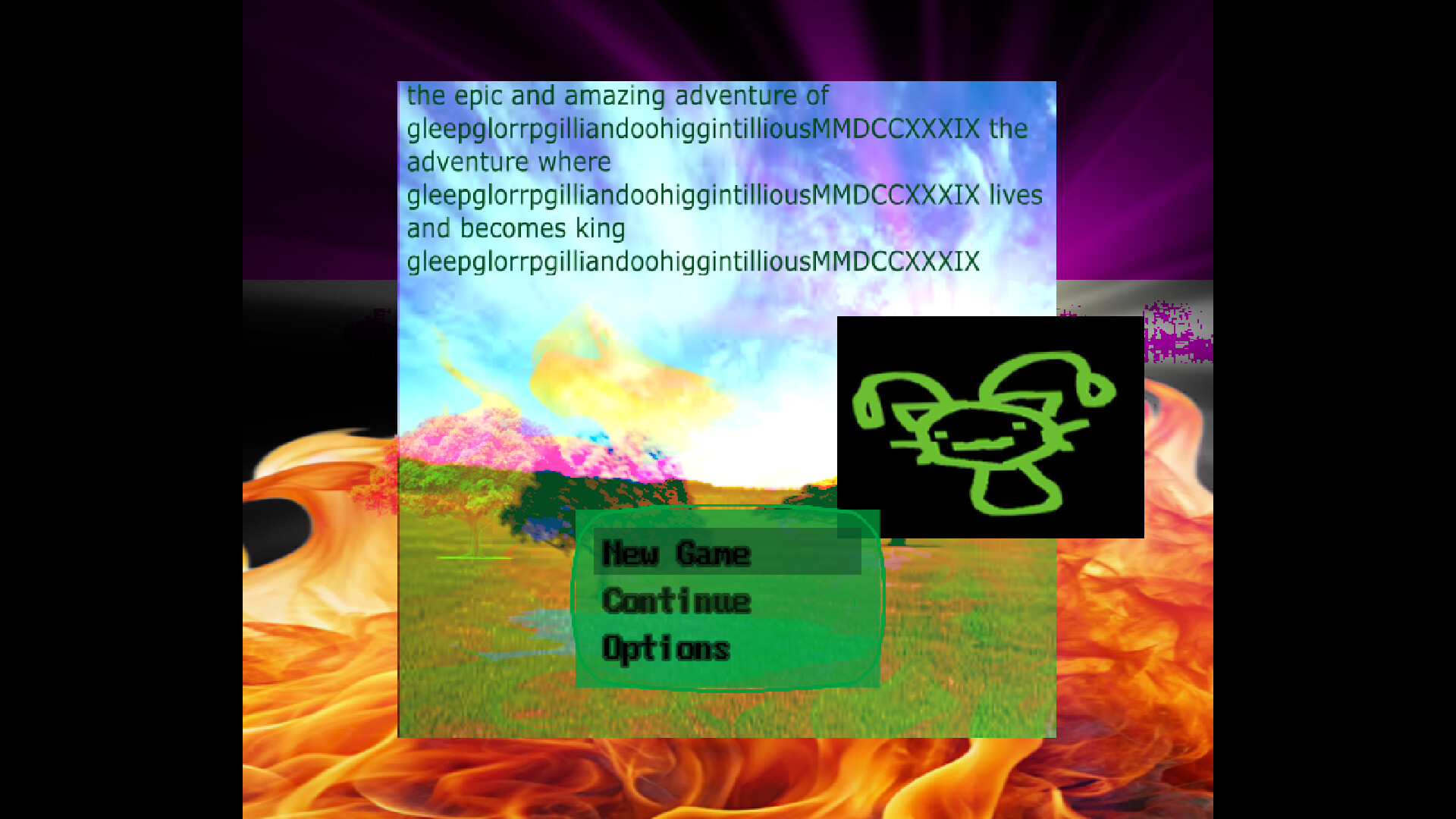 The Epic and Amazing Adventure of GleepglorrpgilliandoohiggintilliousMMDCCXXXIX the Adventure Where GleepglorrpgilliandoohiggintilliousMMDCCXXXIX Lives and Becomes King GleepglorrpgilliandoohiggintilliousMMDCCXXXIX