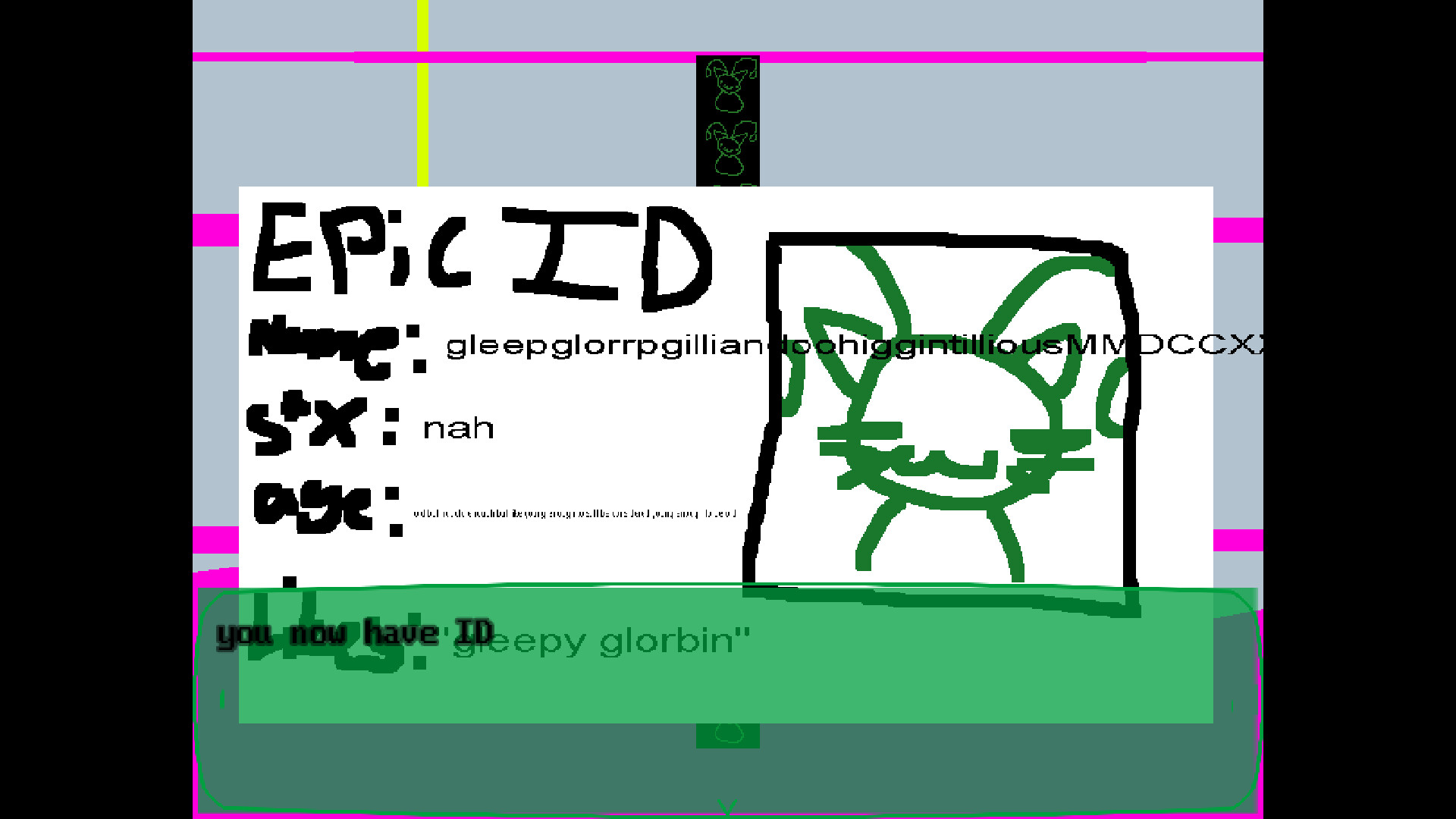 The Epic and Amazing Adventure of GleepglorrpgilliandoohiggintilliousMMDCCXXXIX the Adventure Where GleepglorrpgilliandoohiggintilliousMMDCCXXXIX Lives and Becomes King GleepglorrpgilliandoohiggintilliousMMDCCXXXIX