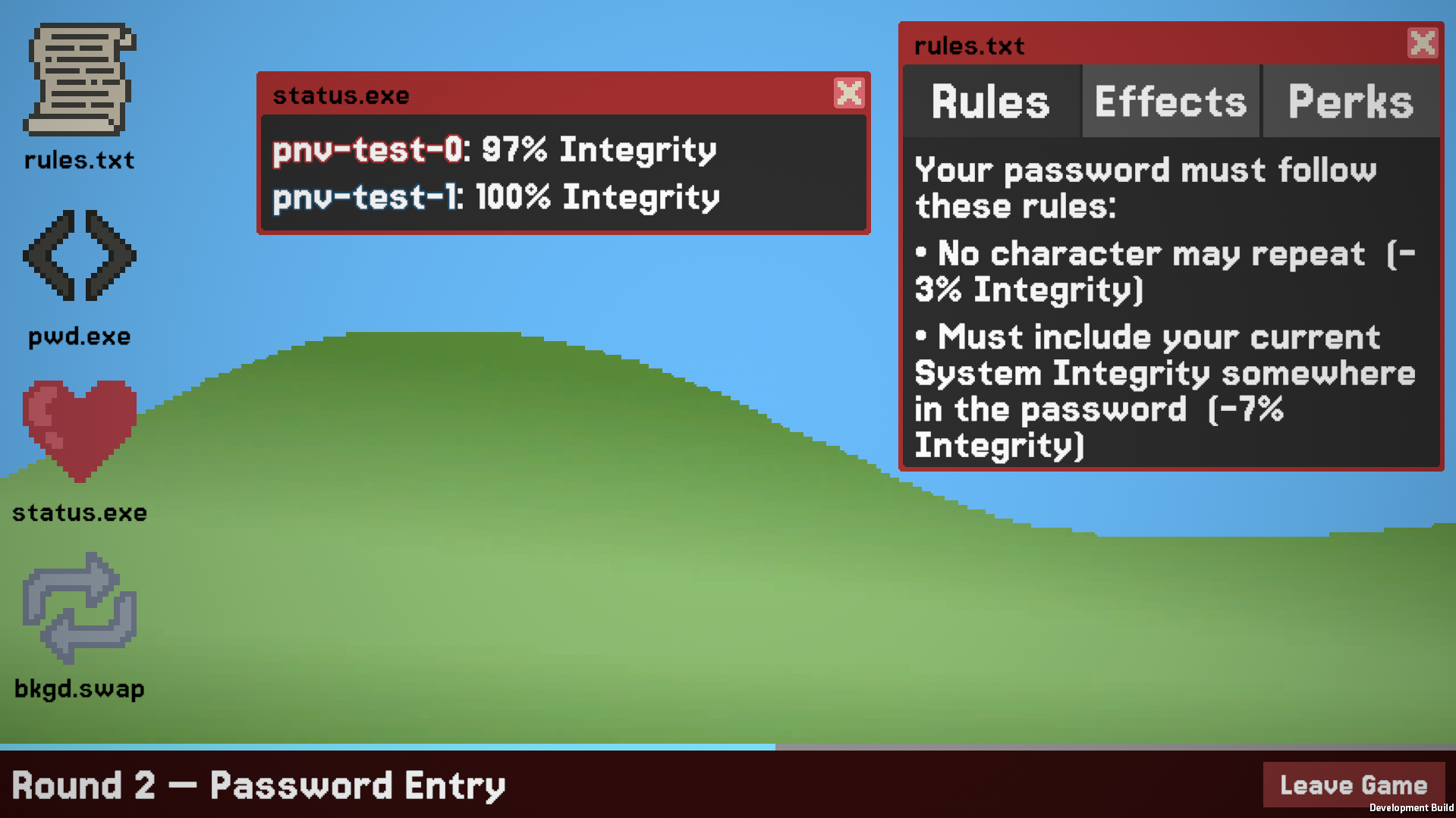 Password Not Valid