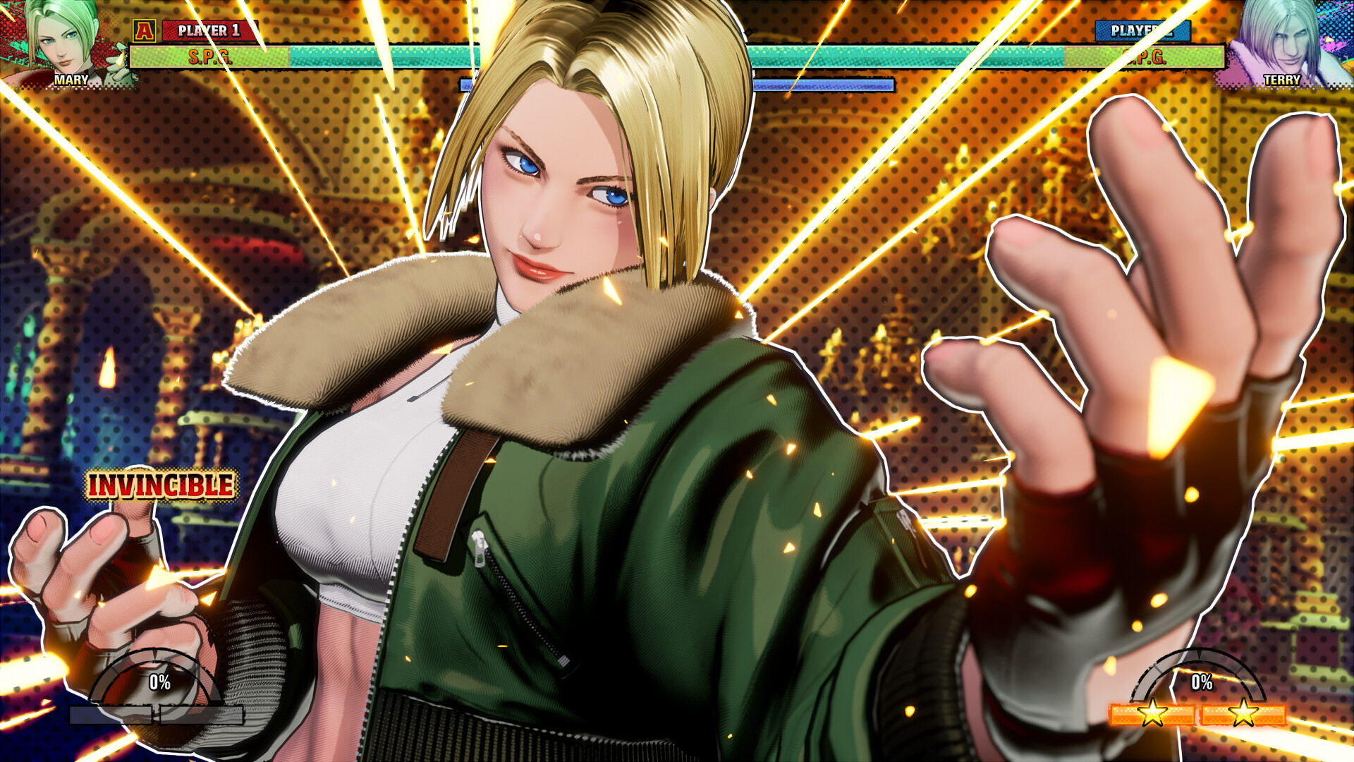 Fatal Fury: City of the Wolves – Blue Mary