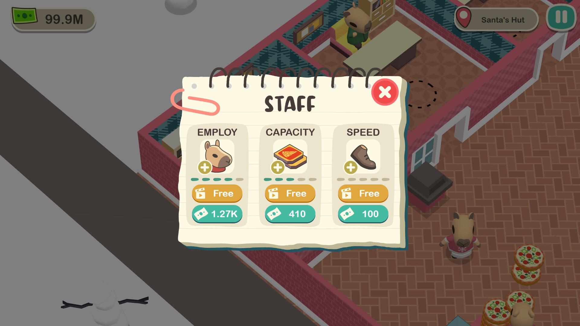 Capybara Pizza Cafe