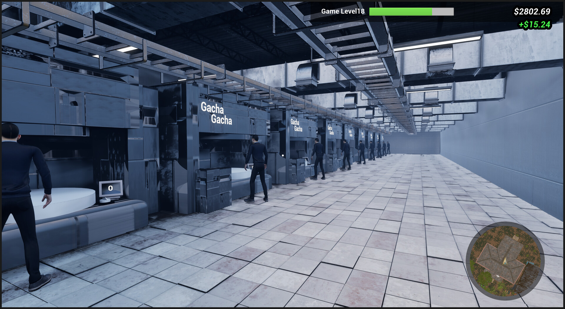 BROMS: Battle Royale Management Simulator