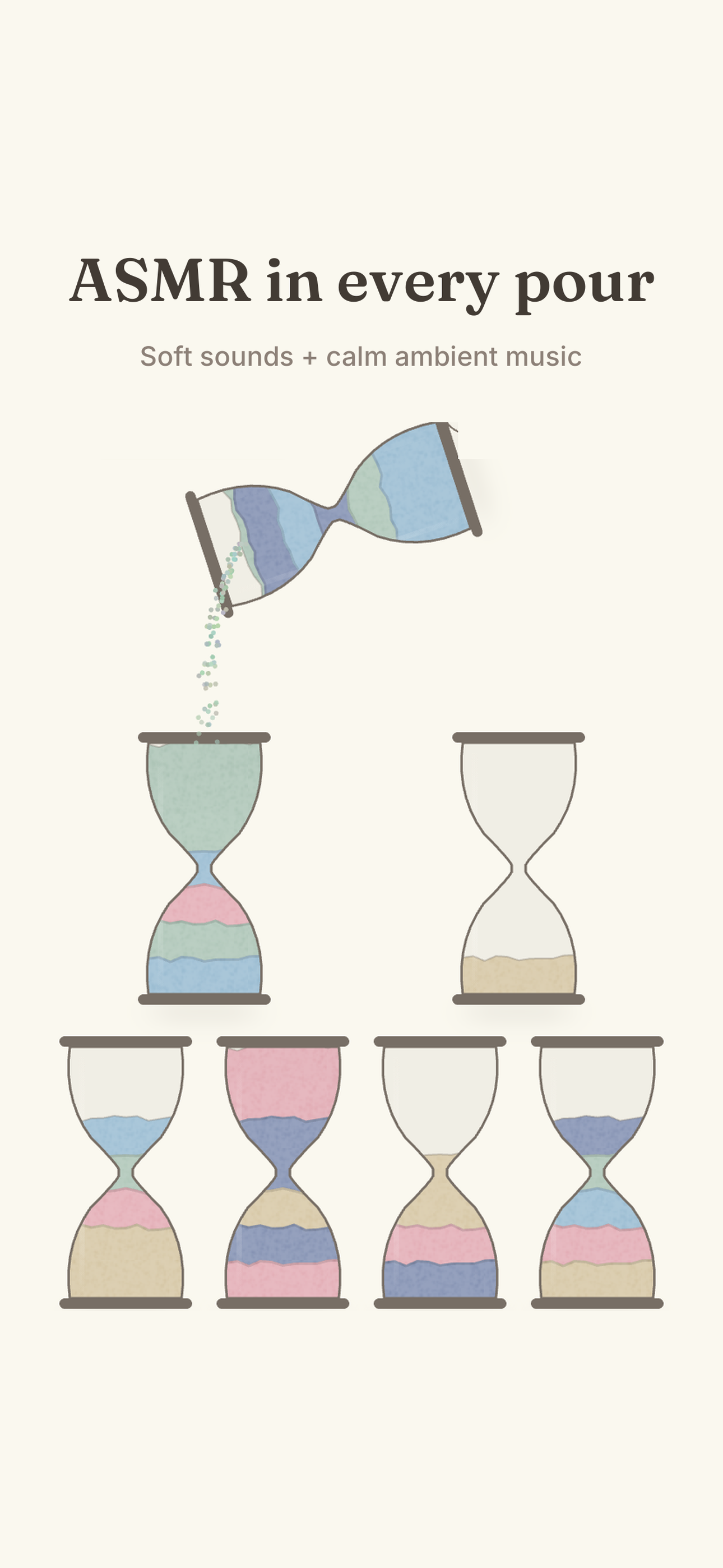 Vials: ASMR Sand Sort Puzzle