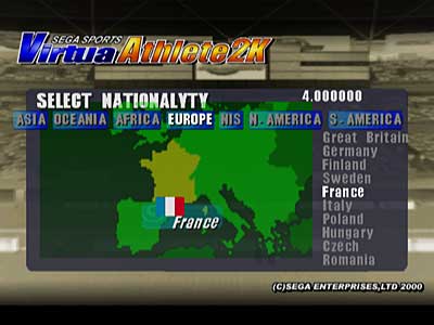 Virtua Athlete 2000