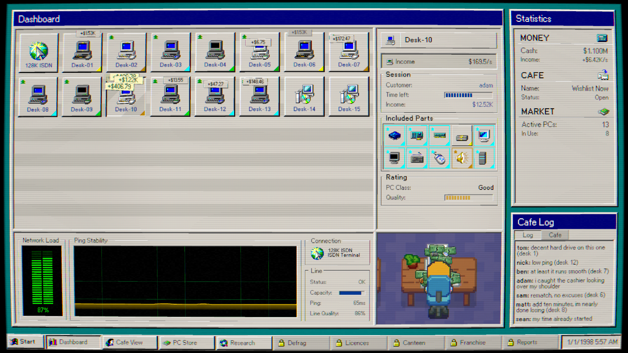 Internet Cafe 98