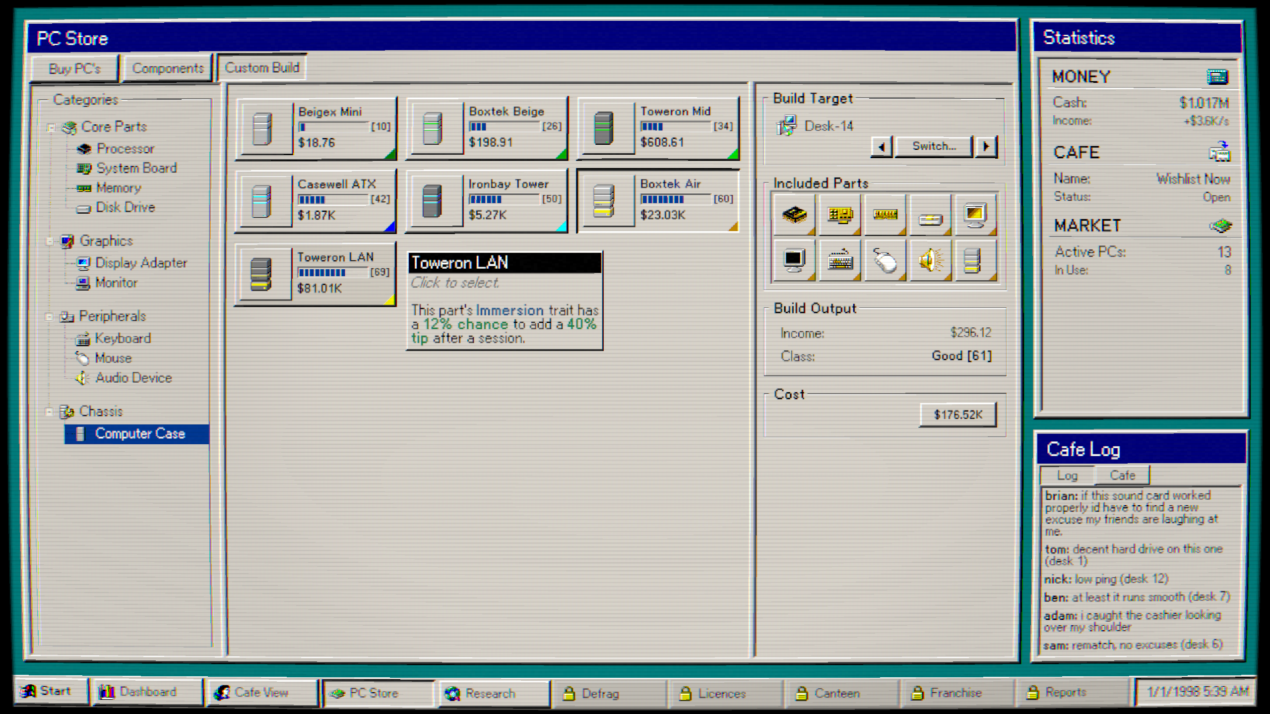 Internet Cafe 98