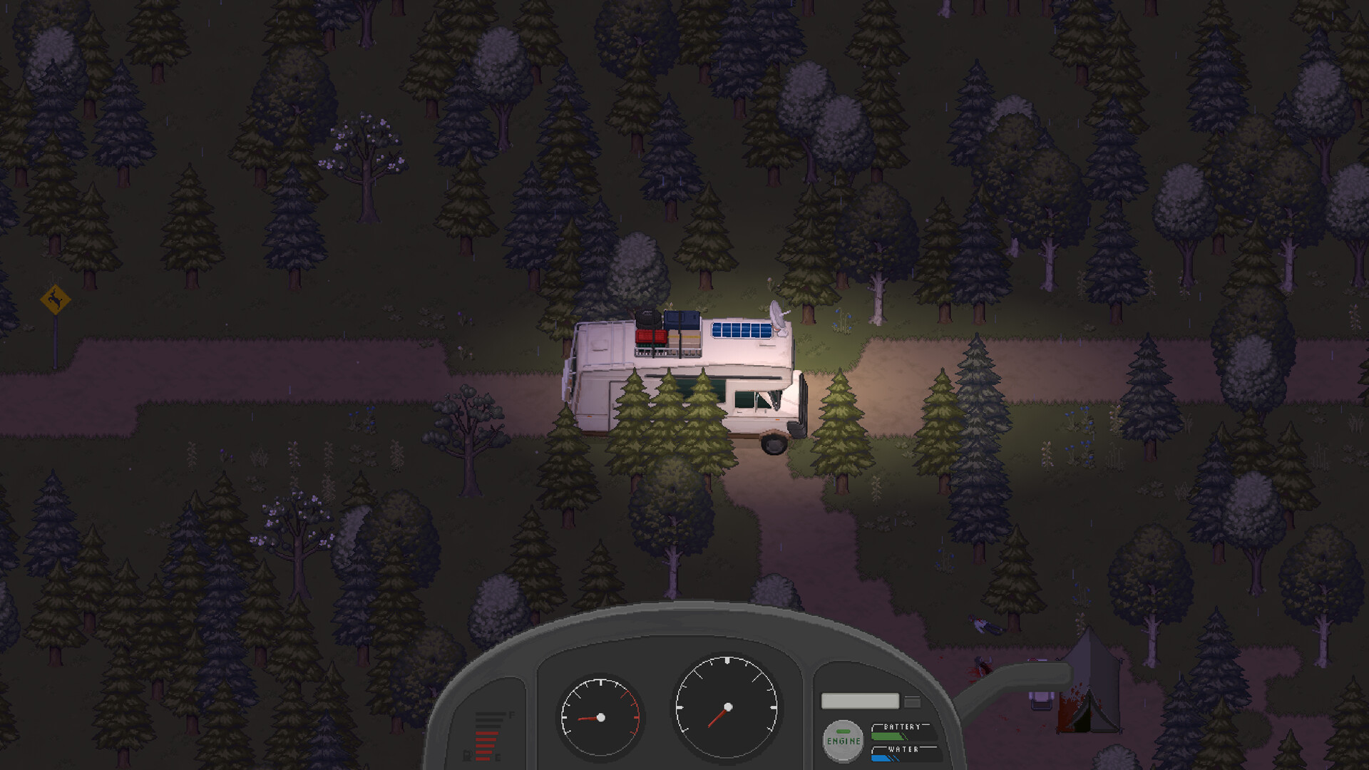 In the Van