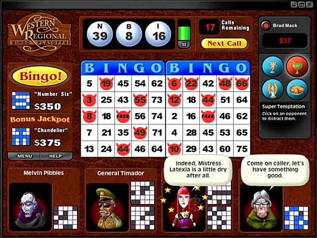 Saints &amp; Sinners Bingo