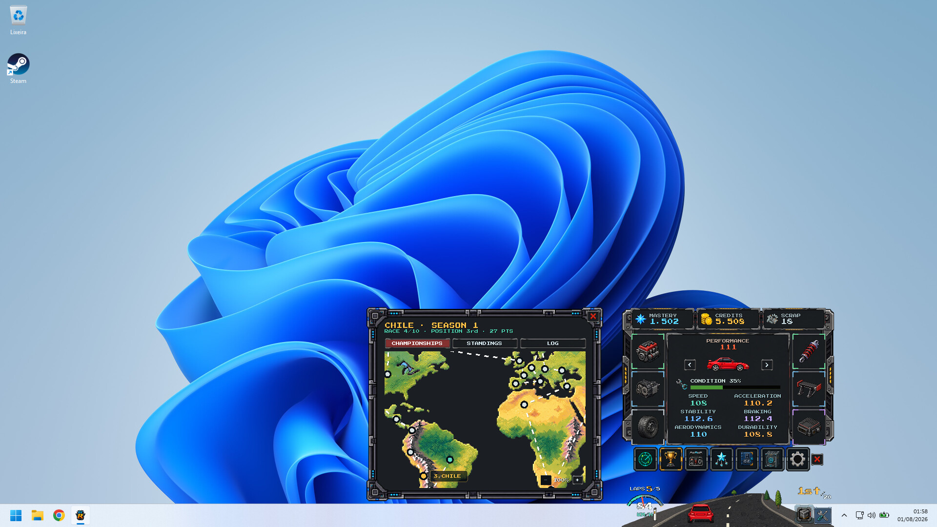 Desk Top Racer