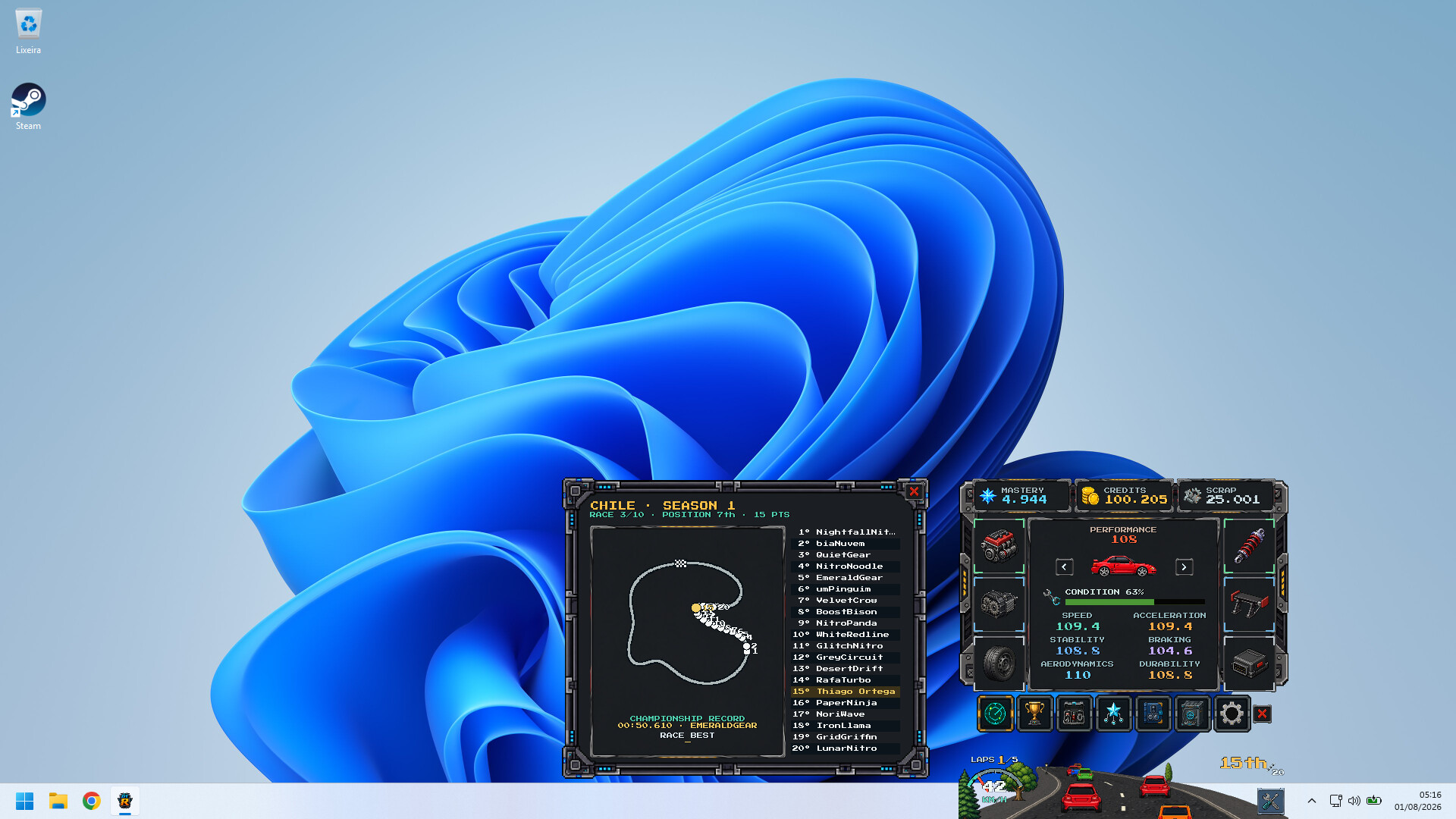 Desk Top Racer