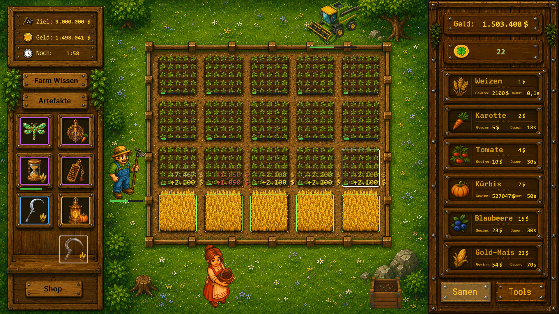 Harvest Deadline