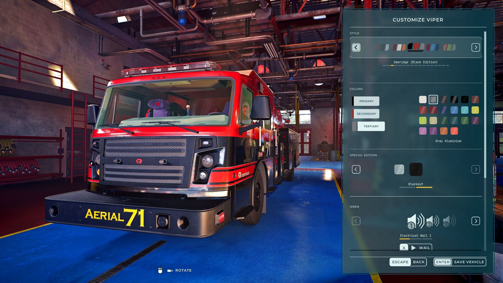 Firefighting Simulator: Ignite – Blackout Truck Edition Skins DLC