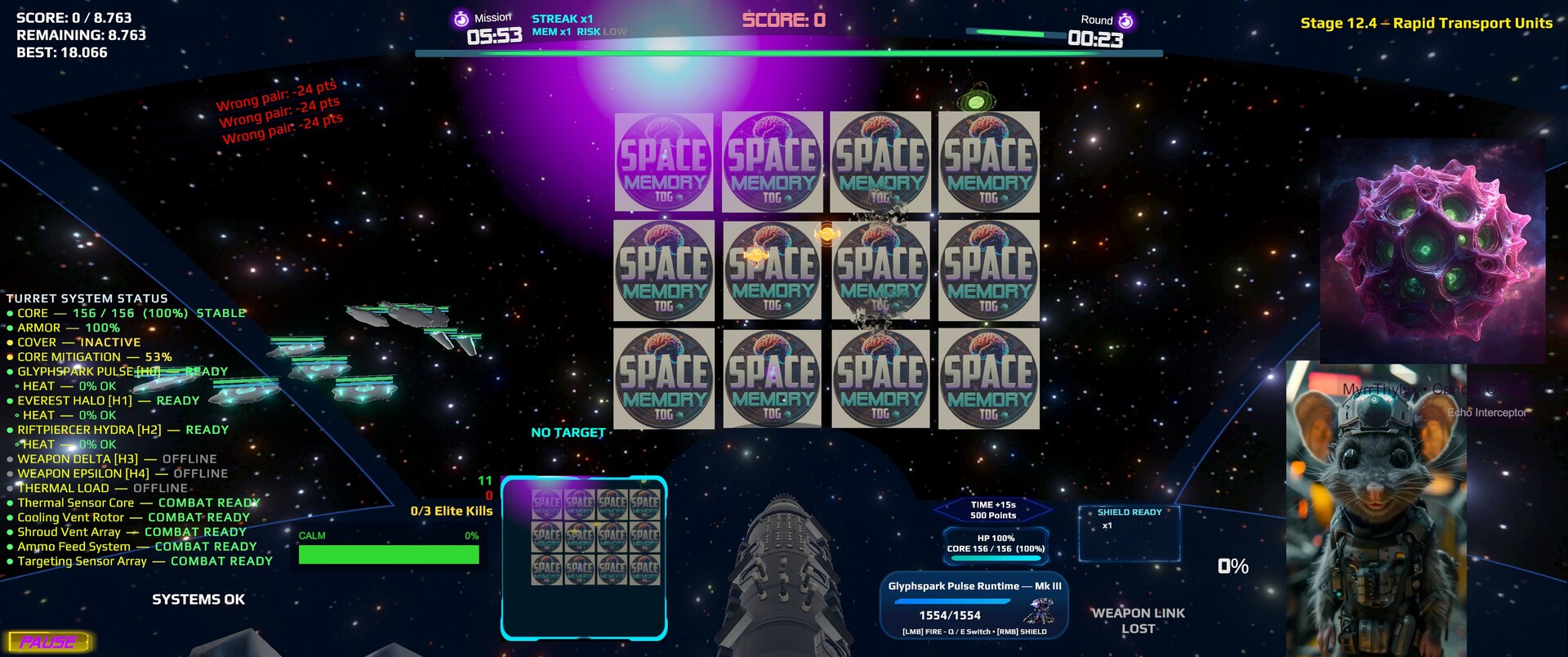 Space Memory TDG
