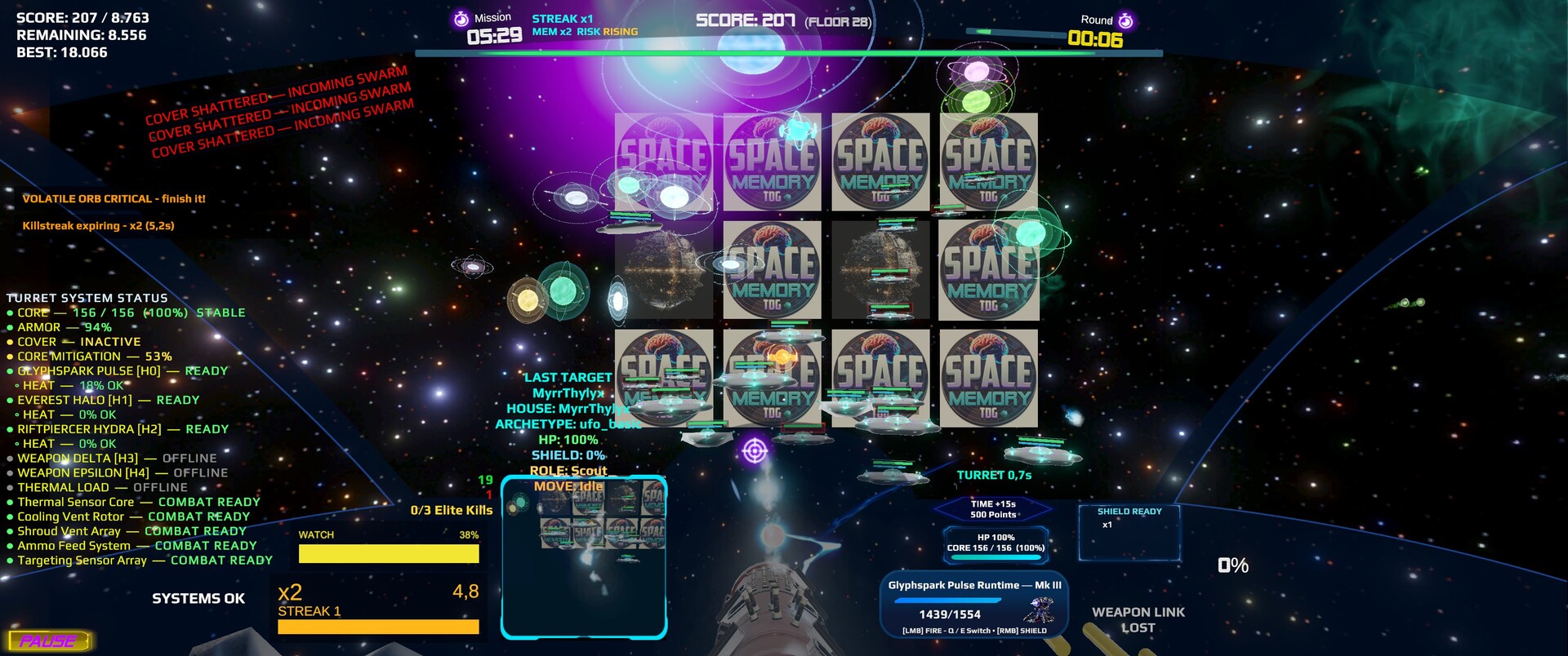 Space Memory TDG
