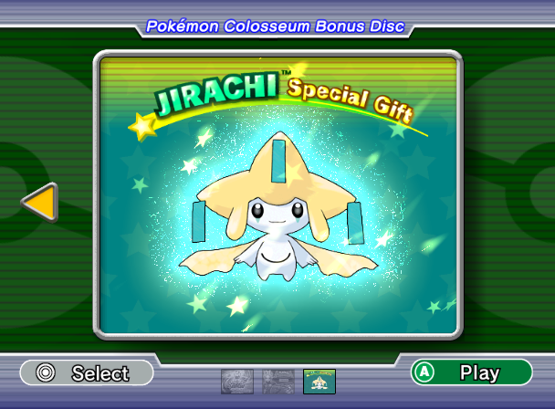 Pokémon Colosseum Bonus Disc