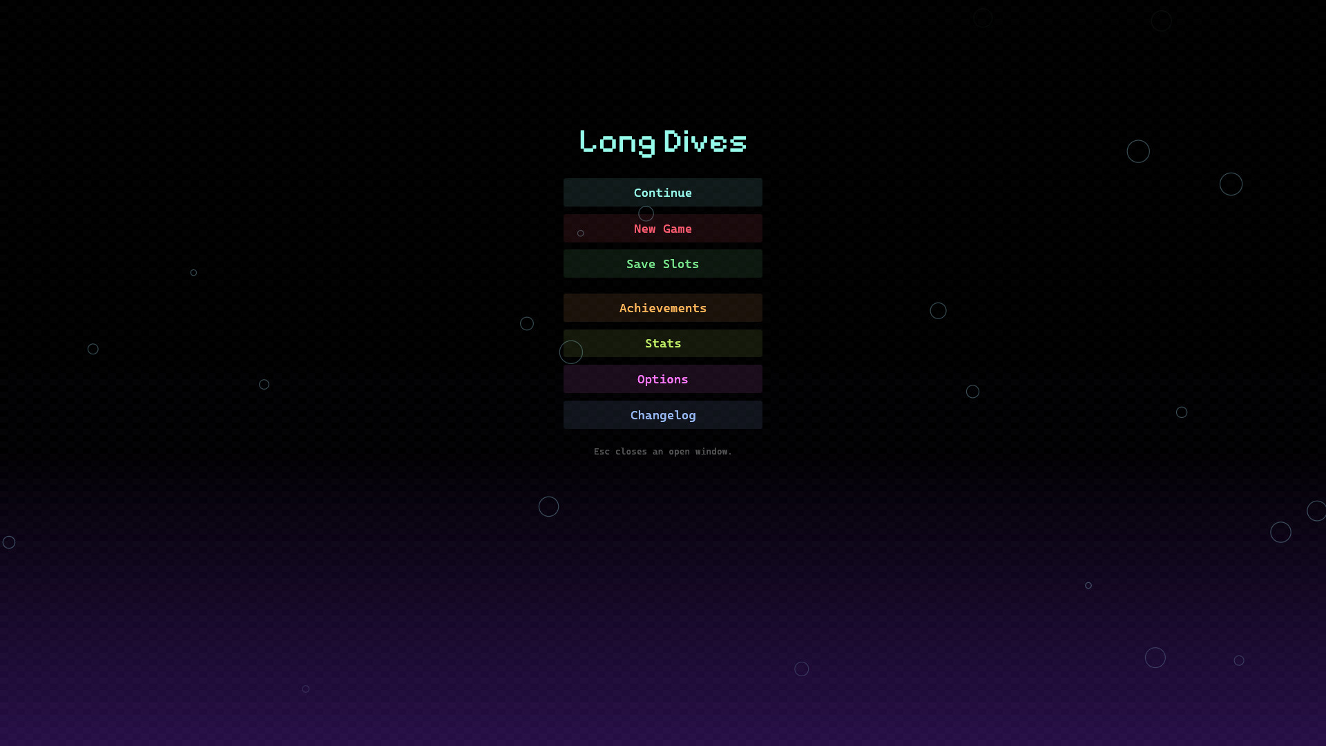 Long Dives