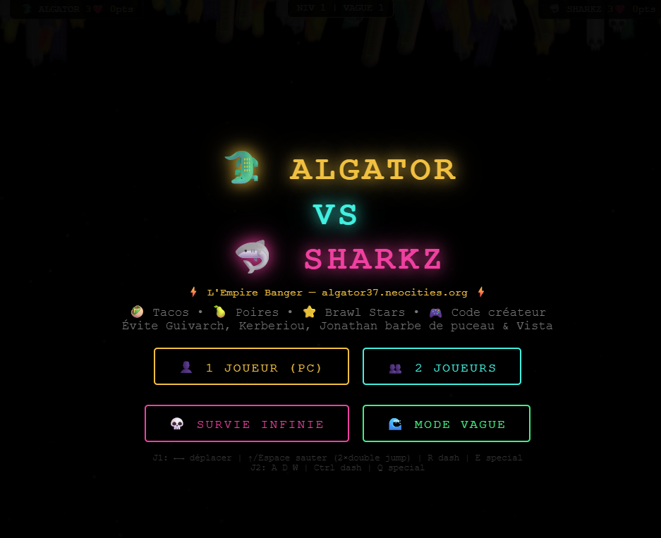Algator vs Sharkz