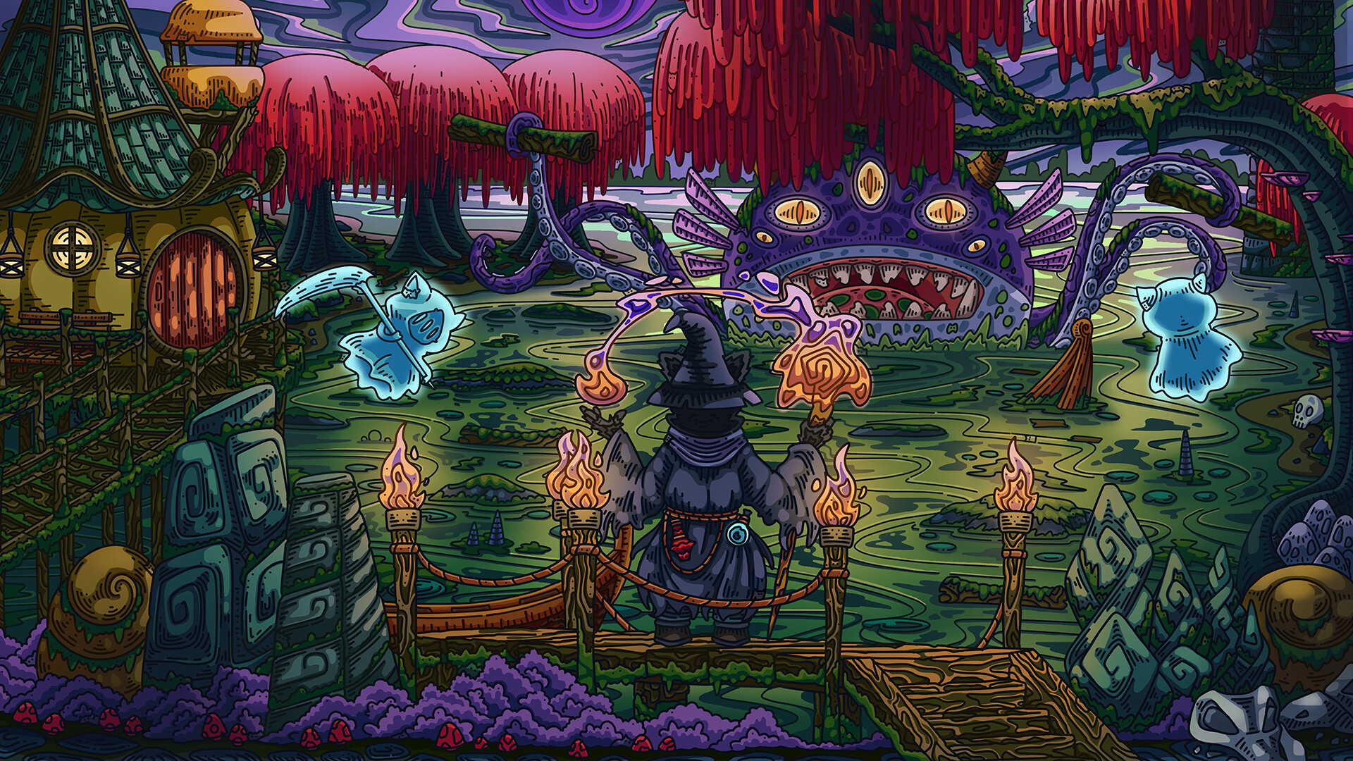 100 Swamp Cats