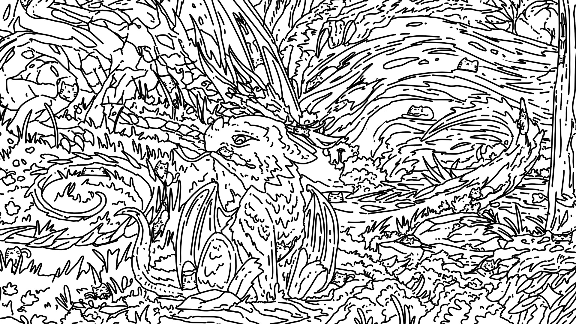 100 Dragon Cats