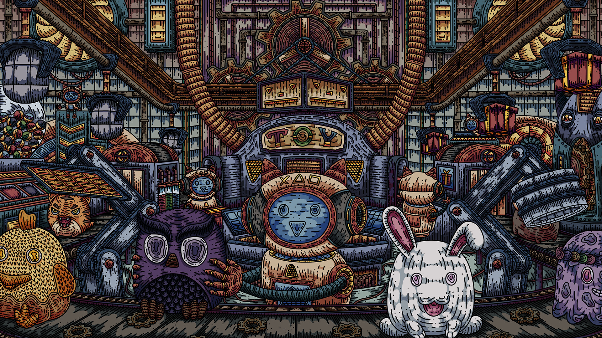 100 Toy Cats