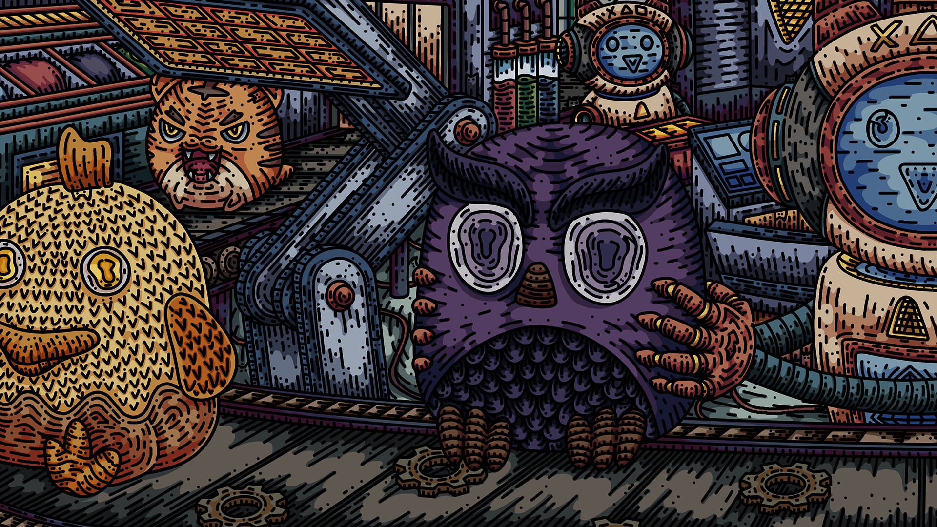 100 Toy Cats