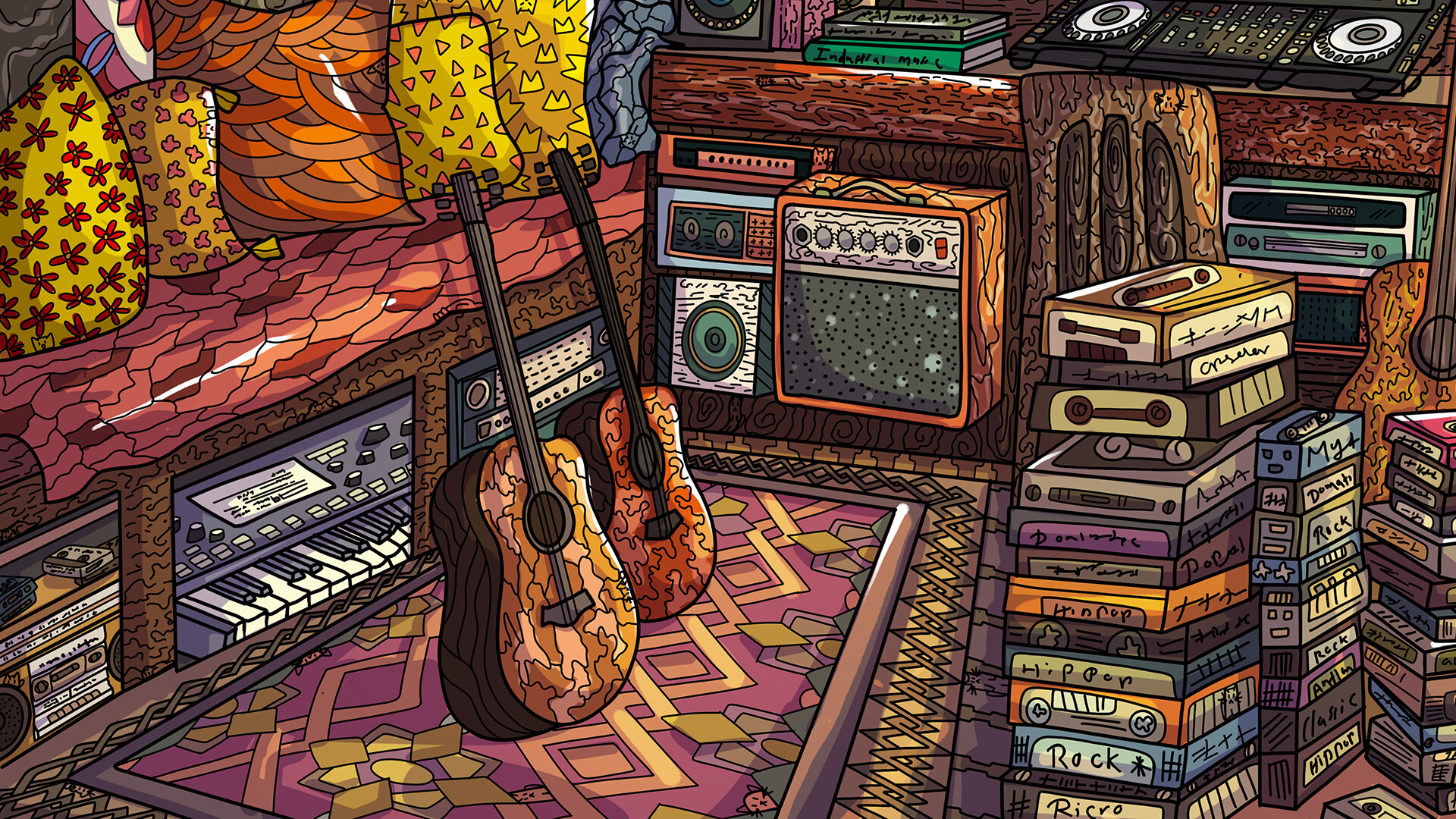 100 Music Cats