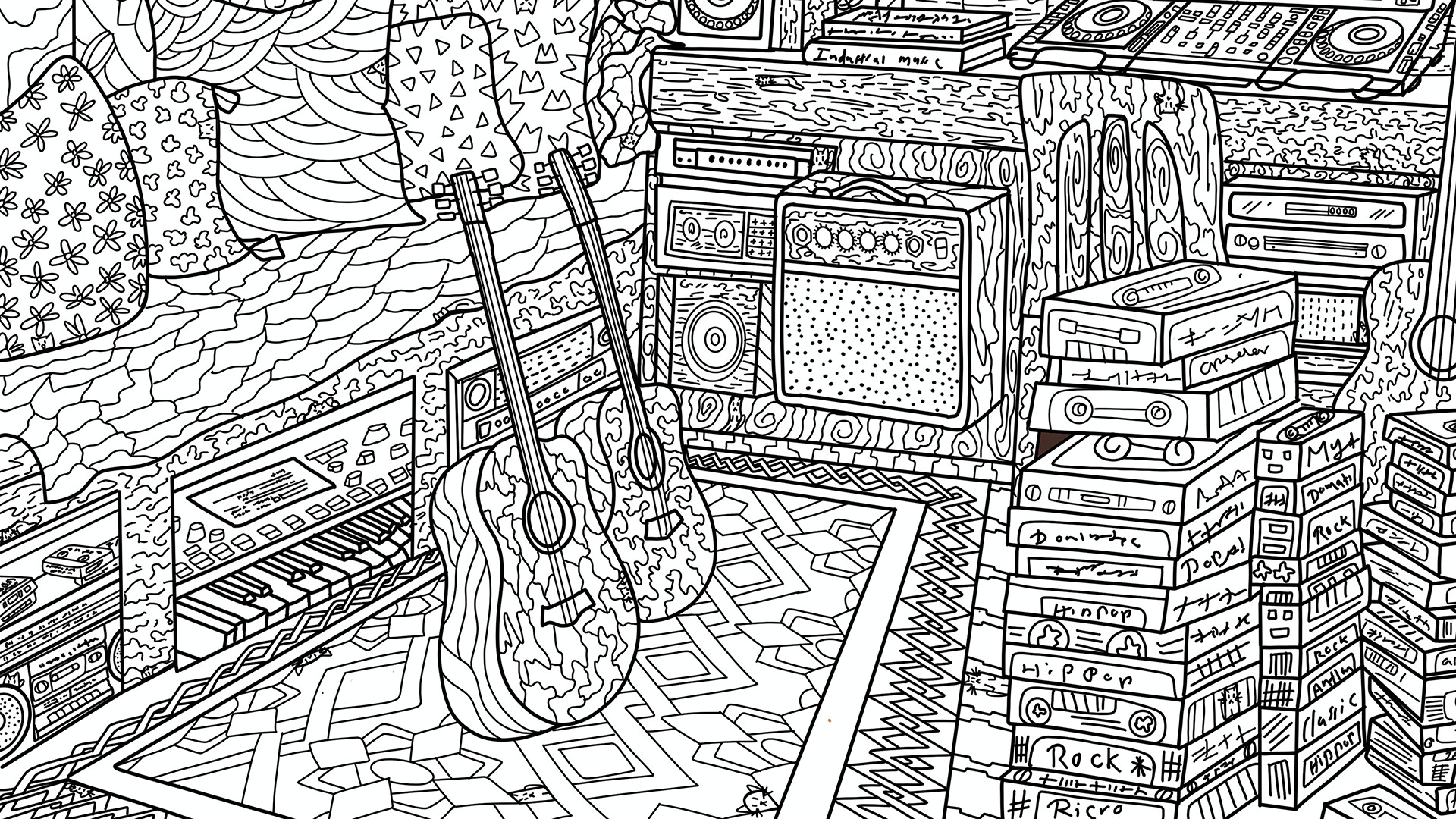 100 Music Cats