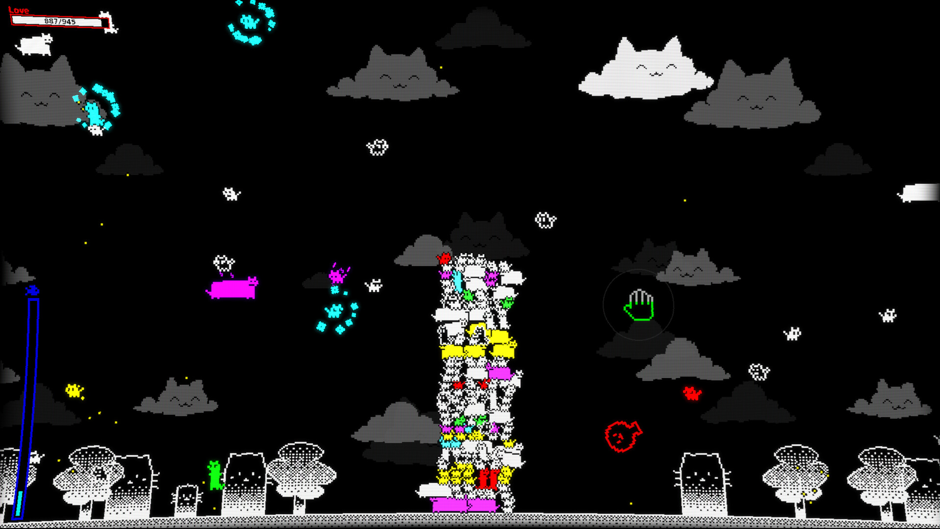 Build a Cat Tower to reach the Fish