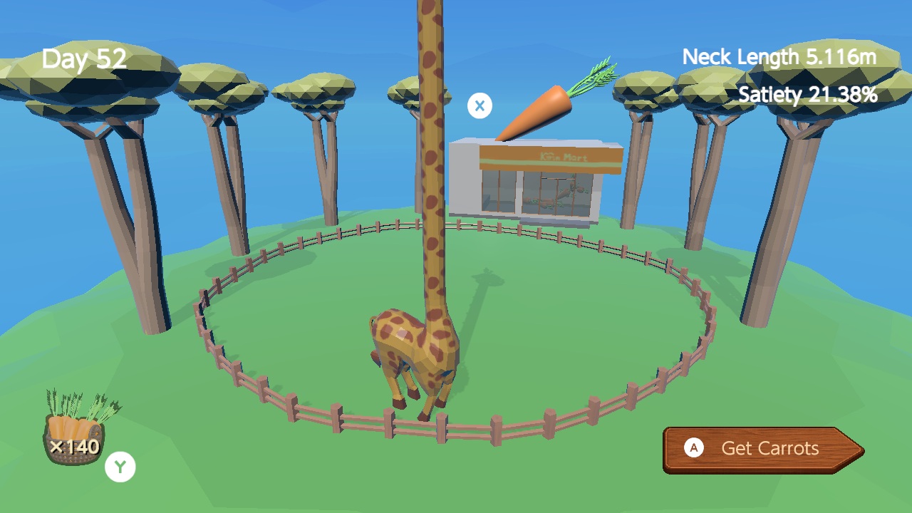 Giraffe Raising Game: Reach for the sky
