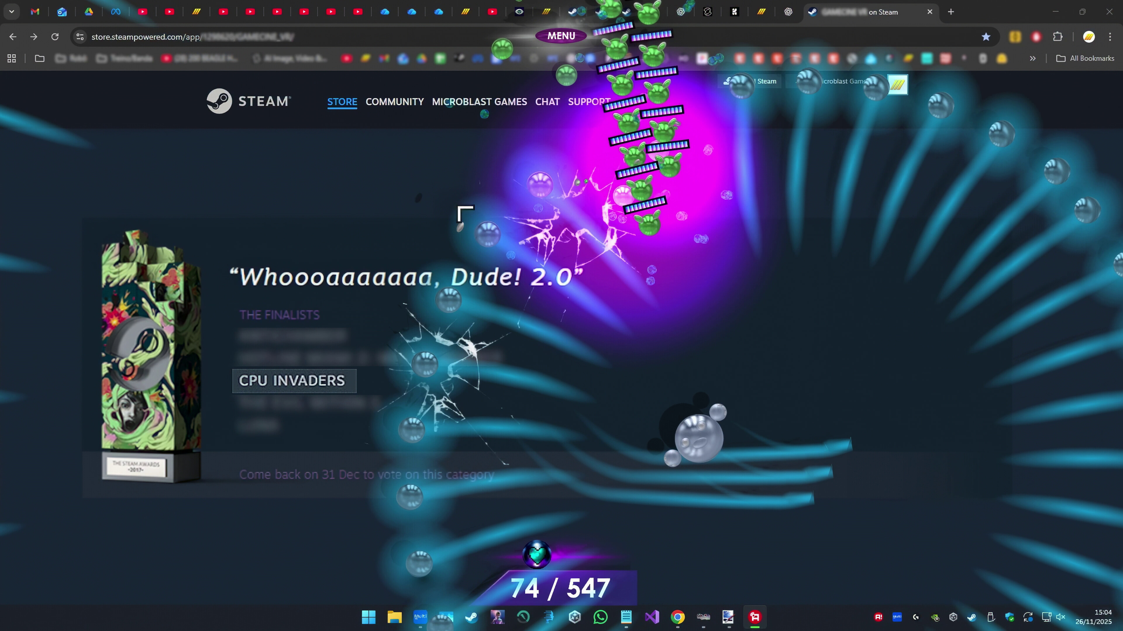 CPU Invaders: Micro Spheres
