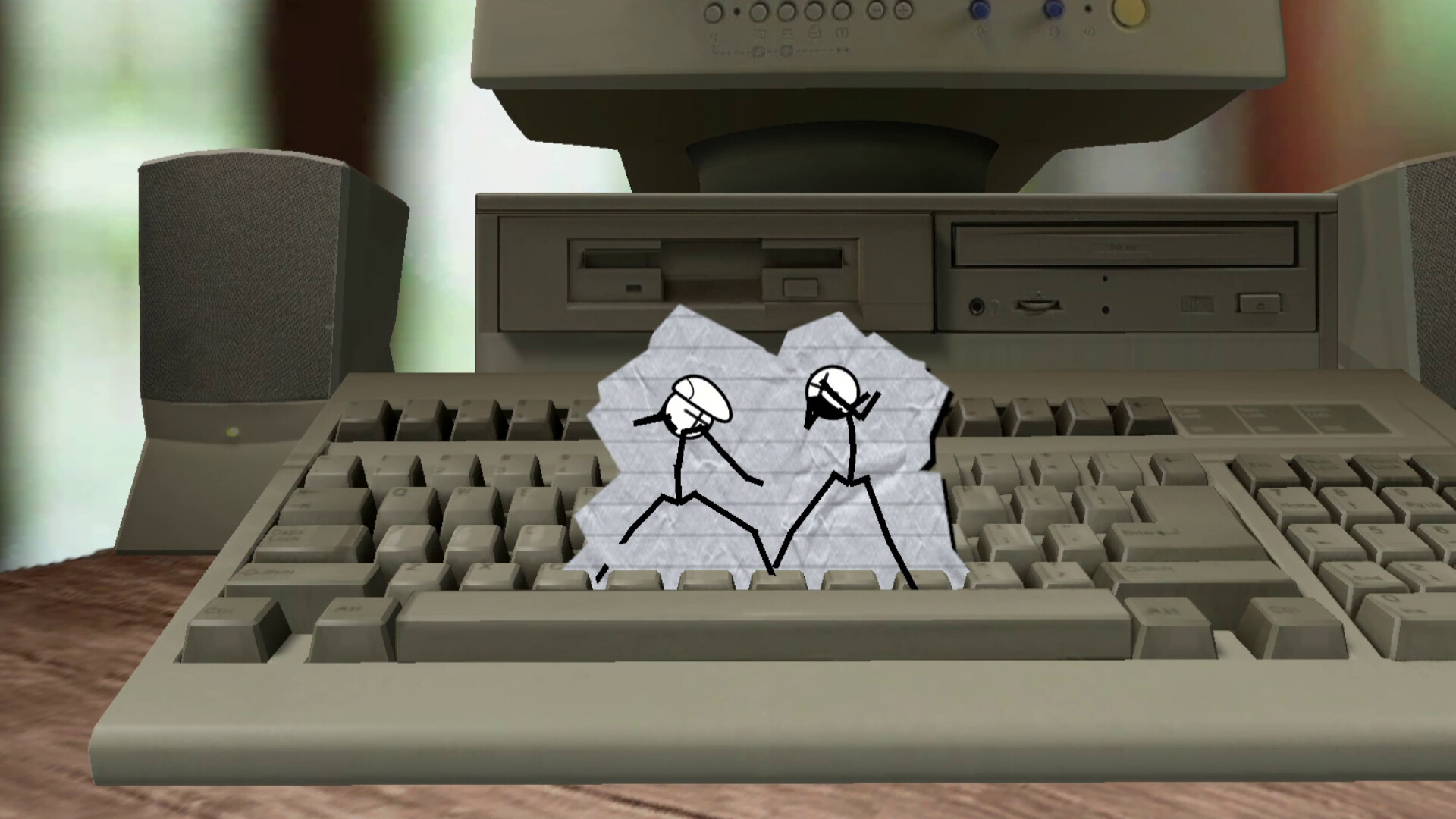 Keyboard Warrior Stickman: Typing Beat Em Up