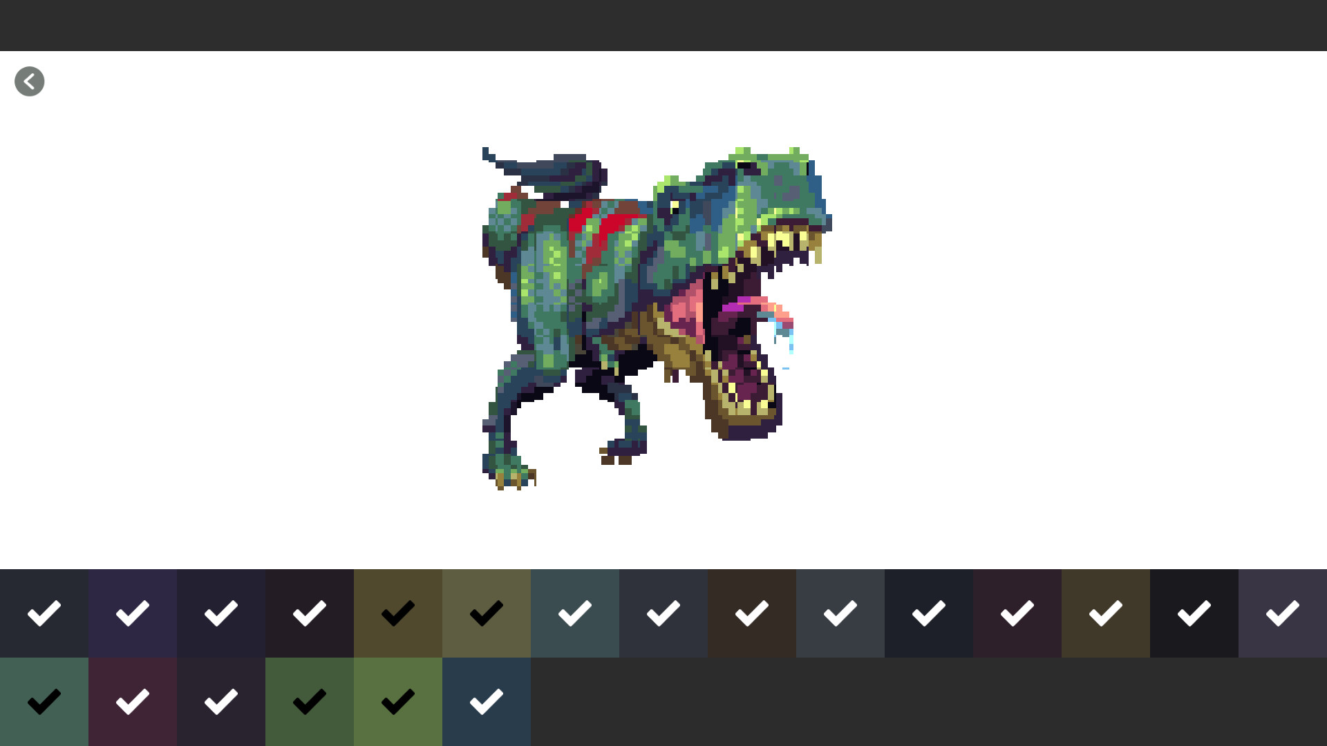 Pixel Art Monster: Color by Number