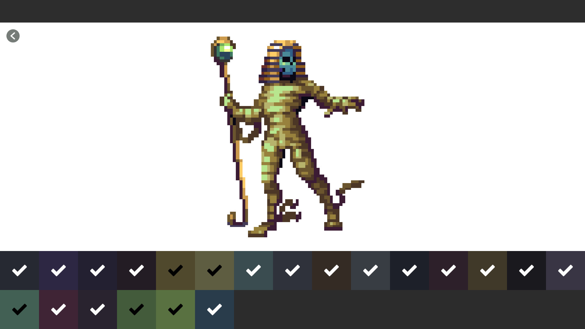 Pixel Art Monster: Color by Number
