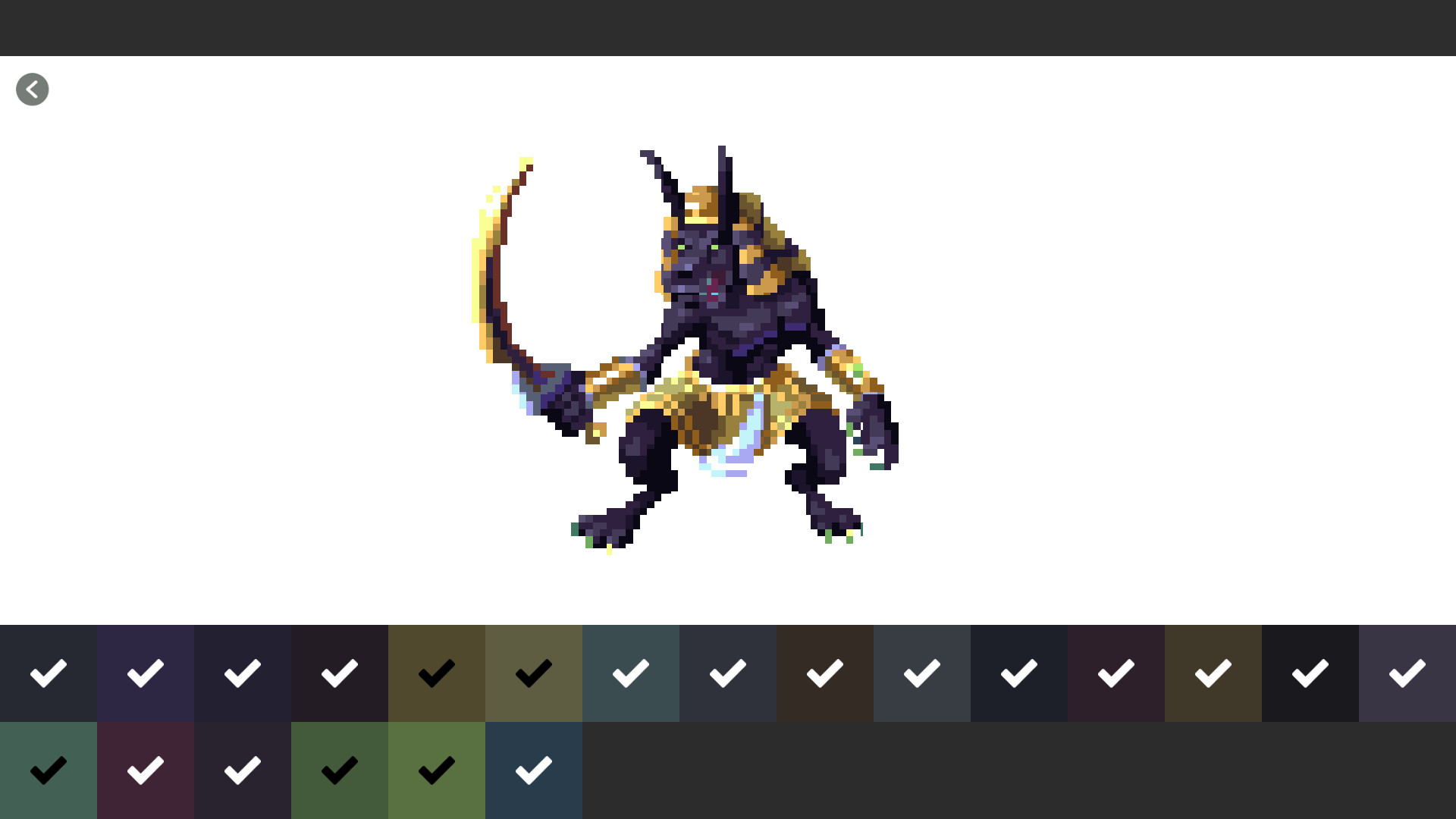 Pixel Art Monster: Color by Number