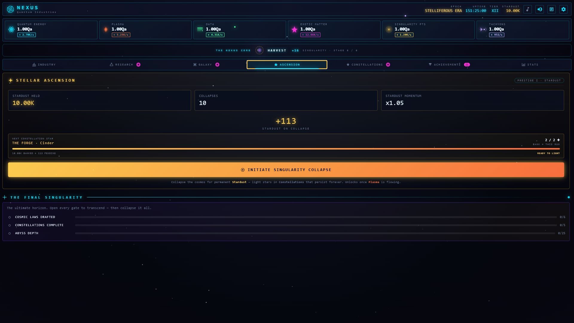 Nexus: Quantum Industries