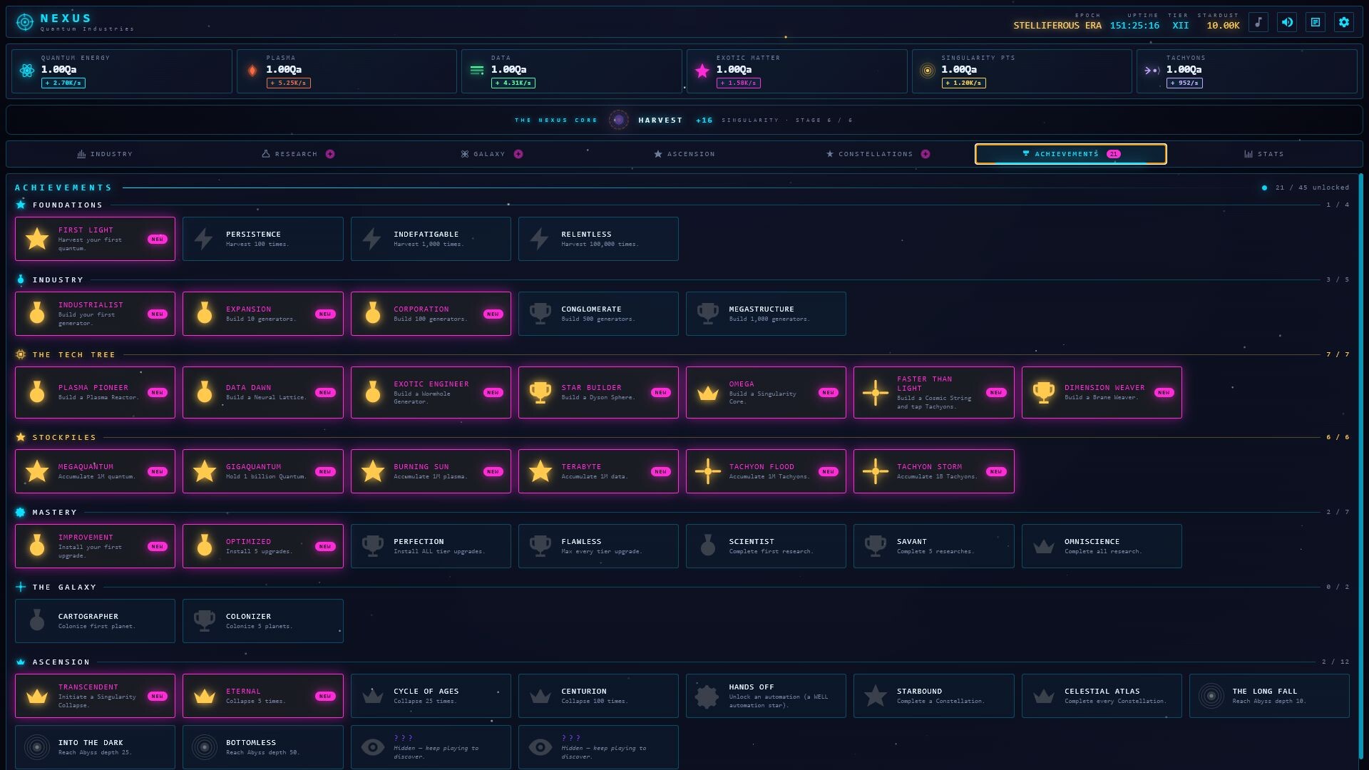 Nexus: Quantum Industries