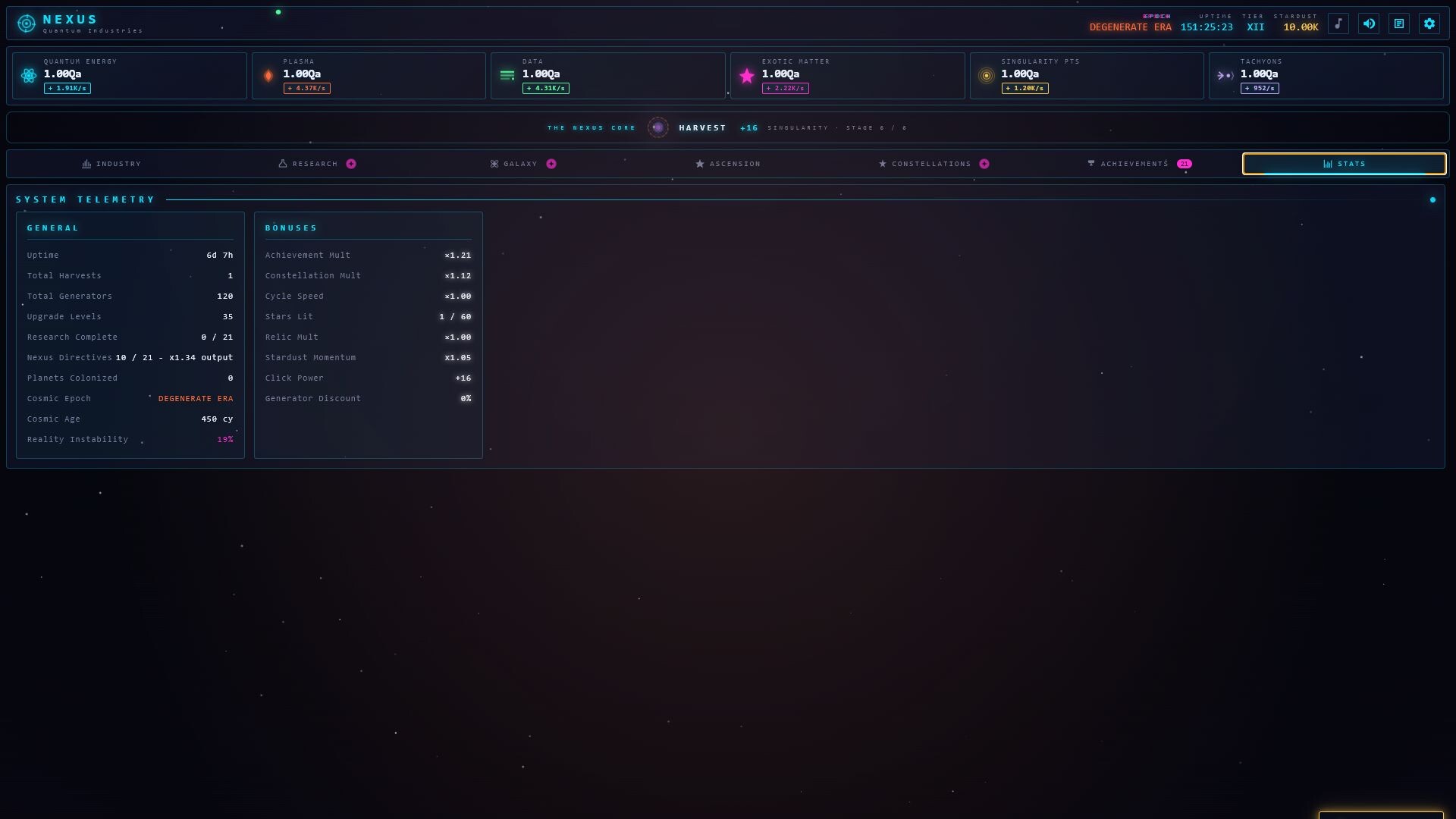 Nexus: Quantum Industries